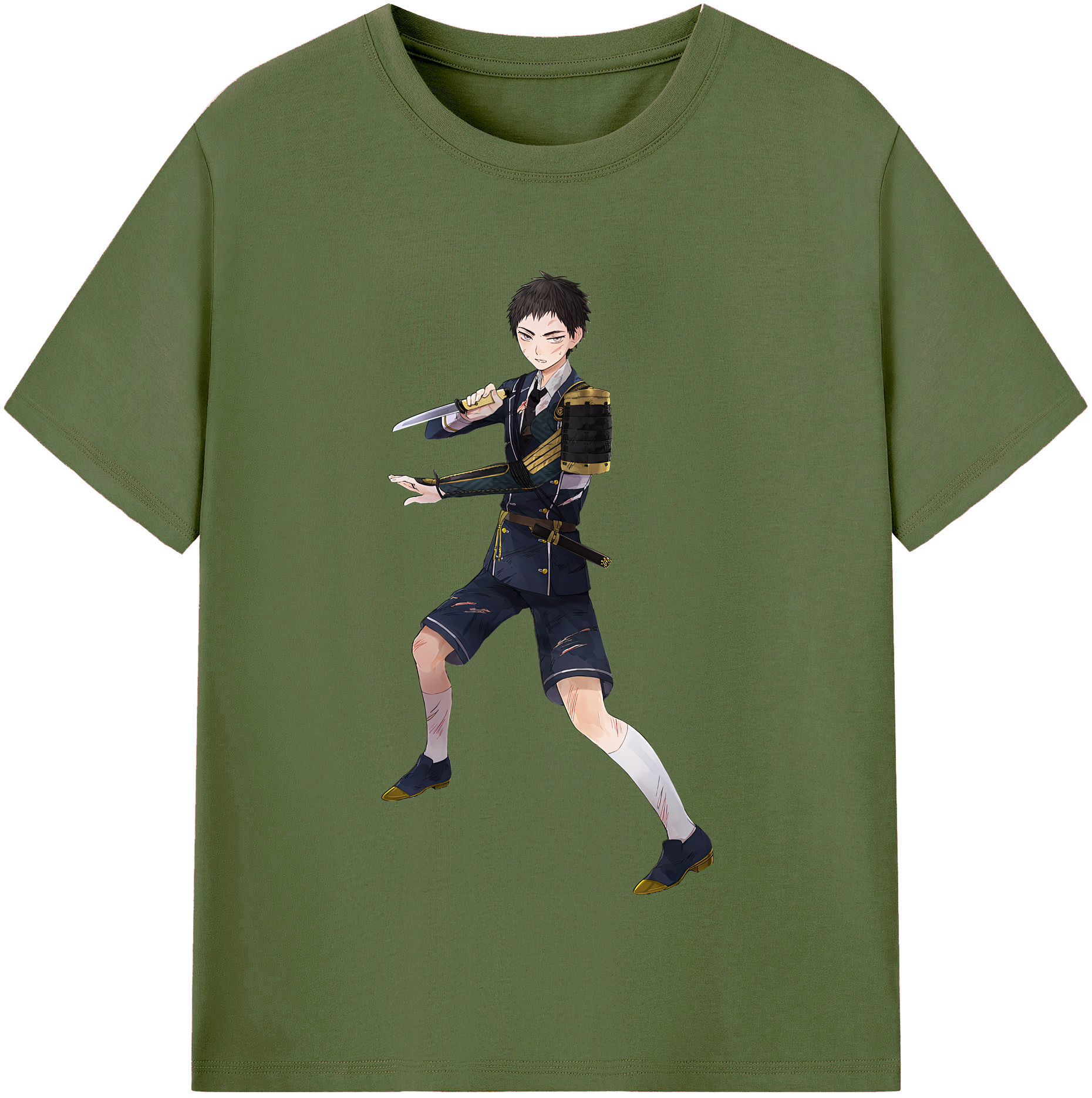 （画像用） 刀剣乱舞 Touken Ranbu 綿100％半袖Tシャツ（フロントプリント）